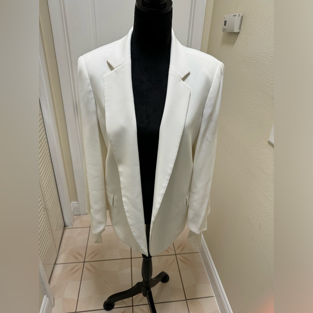 Lafayette 148 Womens Blazer Jacket Long Sleeve